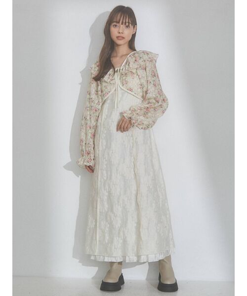 merry jenny（メリージェニー）の「トラックソールサイドゴアブーツ（ブーツ・レディース・ベージュ/ブラック・MEDIUM/LARGE）」の8枚目の写真