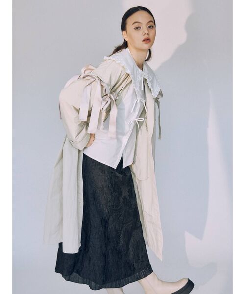 merry jenny（メリージェニー）の「トラックソールサイドゴアブーツ（ブーツ・レディース・ベージュ/ブラック・MEDIUM/LARGE）」の15枚目の写真