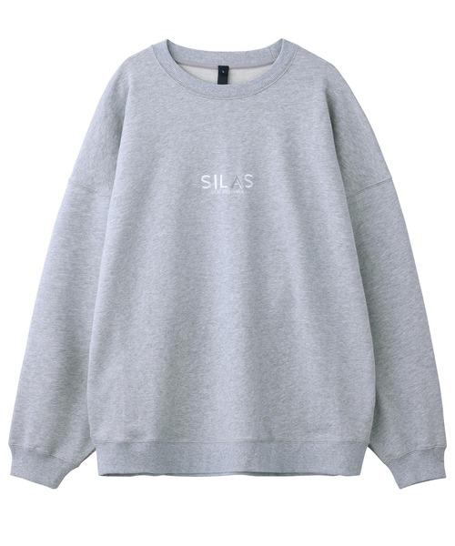 SILAS(サイラス)の「SQUARE PRINT SWEAT SHIRT(スウェット・メンズ・ブラック/アッシュ/オリーブ・M/L/XL)」の6枚目の写真