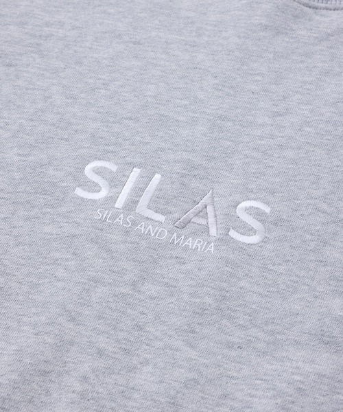 SILAS(サイラス)の「SQUARE PRINT SWEAT SHIRT(スウェット・メンズ・ブラック/アッシュ/オリーブ・M/L/XL)」の9枚目の写真