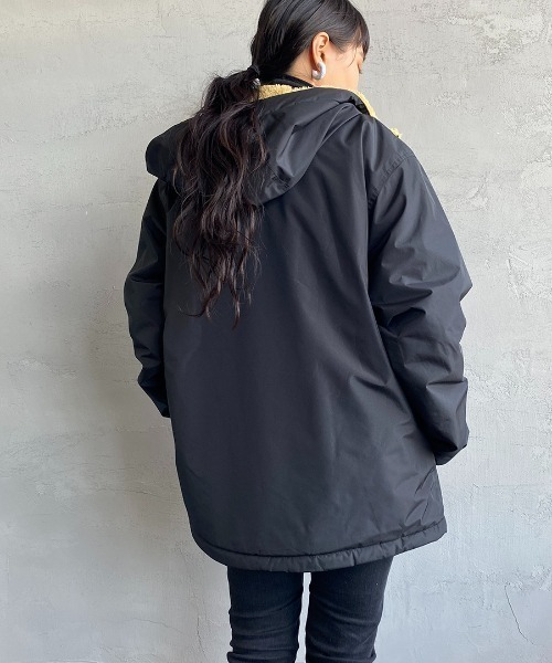 CHUMS（チャムス）の「[CHUMS/チャムス] GORE-TEX インフィニアム  エルモフリースリバーシブルフードジャケット（その他アウター・レディース・パープル/ブラック/ネイビー・M/L/XL）」の20枚目の写真