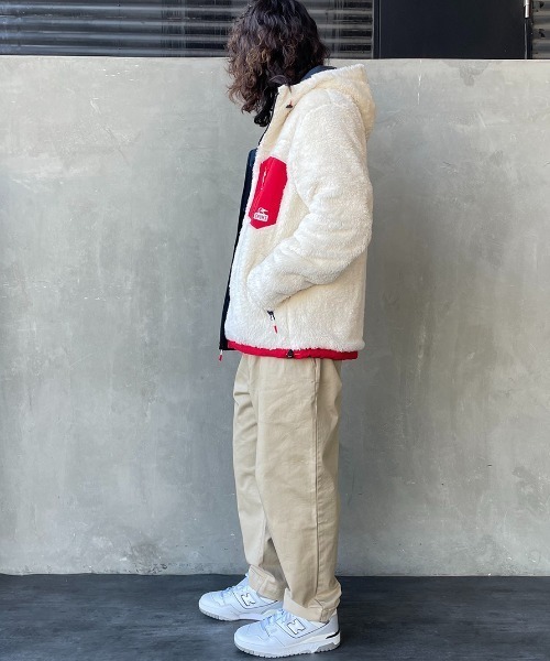 CHUMS（チャムス）の「[CHUMS/チャムス] GORE-TEX インフィニアム  エルモフリースリバーシブルフードジャケット（その他アウター・レディース・パープル/ブラック/ネイビー・M/L/XL）」の12枚目の写真