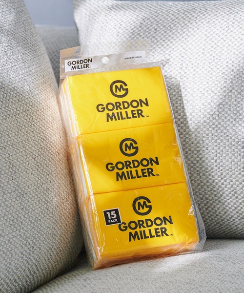 GORDON MILLER(ゴードンミラー)の「GORDON MILLER(ゴードンミラー)ポケットティッシュ 15個パック(トラベルグッズ・メンズ・ブルー/ホワイト/イエロー・FREE)」の3枚目の写真