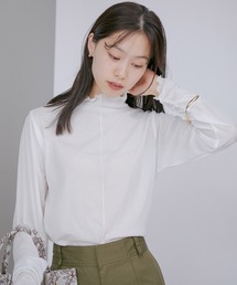 VIS | 【洗える】前後2WAYシアーハイネックメローインナー(Tシャツ/カットソー)