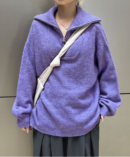 sedacle（セダクル）の「ハーフジップニット（ニット/セーター）」 - WEAR