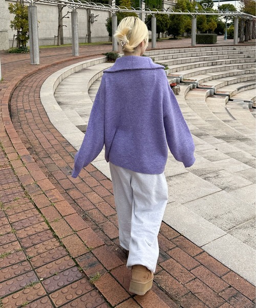 sedacle（セダクル）の「ハーフジップニット（ニット/セーター）」 - WEAR