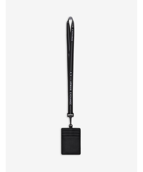 ARMANI EXCHANGE(アルマーニエクスチェンジ)の「【A|X アルマーニ エクスチェンジ】ストラップ付 カードホルダー(カードケース・メンズ・ブラック・FREE)」の4枚目の写真