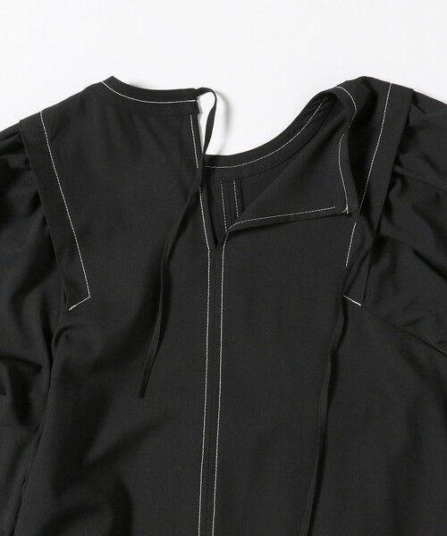 Ray BEAMS（レイビームス）の「Ray BEAMS / 配色 ステッチ マーメイド ワンピース（ワンピース・レディース・ブラック/ミント・ONE SIZE）」の12枚目の写真