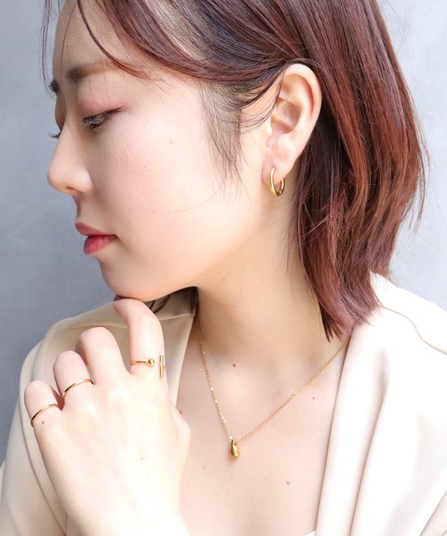 blackdia ocean(ブラックダイヤオーシャン)の「blackdia ocean アシンメトリーデザインリング(リング・レディース・シルバー/ピンクゴールド/ゴールド・FREE)」の14枚目の写真