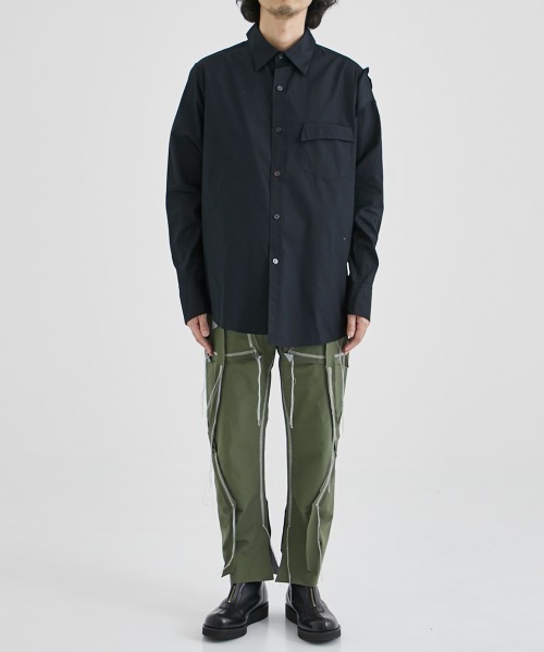 sulvam / サルバム】SHOULDER LOCK OPEN SHIRTS / ショルダー