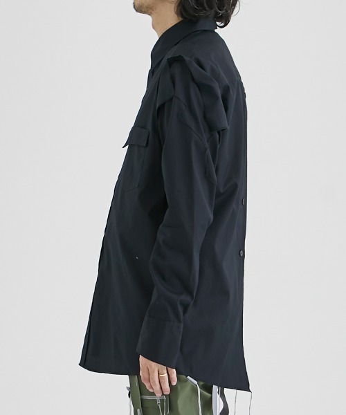 sulvam / サルバム】SHOULDER LOCK OPEN SHIRTS / ショルダー