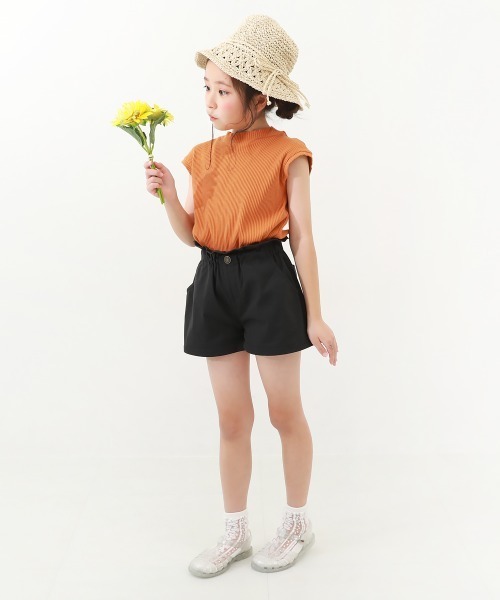 devirock（デビロック）の「ウエストフリルカラー ショートパンツ（その他パンツ・キッズ・ブラック/ダークグリーン/ライトグレー/パープル系その他/ダークオレンジ・100cm/110cm/120cm/130cm/140cm/150cm/160cm）」の17枚目の写真