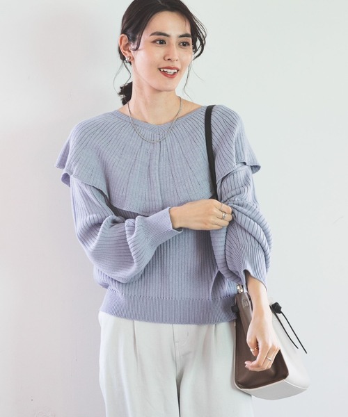 パーリーゲイツ７部袖フリルニット パーリーゲイツ7部袖フリルニット パーリーゲイツ7部袖フリルニット