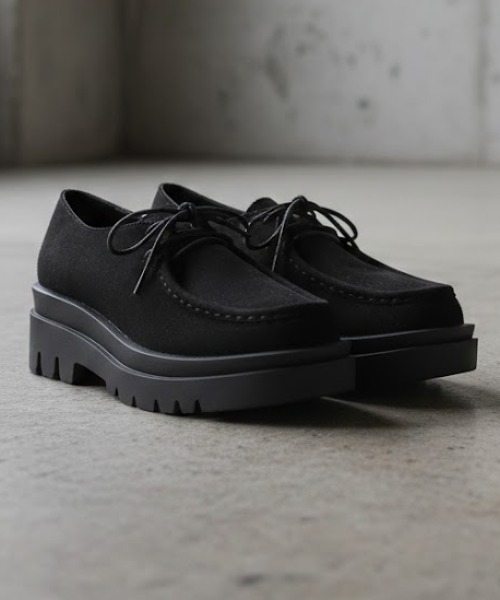 LibertyDoll（リバティードール）の「軽量厚底 ユニセックス トラックソールローカットシューズ（ドレスシューズ・レディース・ダークブラウン系1/ホワイト/ブラック系/ブラック系1/ブラック/ブラック系その他/ホワイト系1/ダークブラウン/ブラック系2/ブラック×ホワイト/ブラック系3/ダークブラウン系2/ブラック系4/ブラック系5/ダークブラウン系3/ベージュ/シルバー系1/シルバー系2/ブラック系6/ブラック系7/ブラック系9/ブラック系8/ブラック系その他2/その他1/その他2/その他3・M/XL/40/S/43/42/41/44/L/LL）」の12枚目の写真