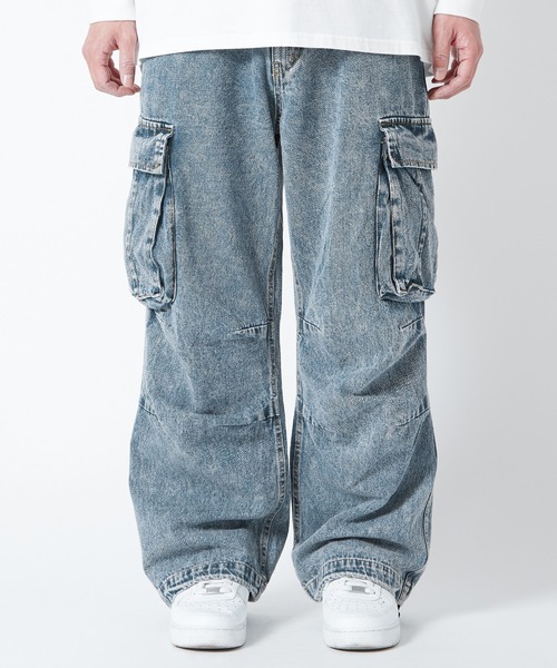 improves（インプローブス）の「ケミカル ウォッシュ デニム ワイド