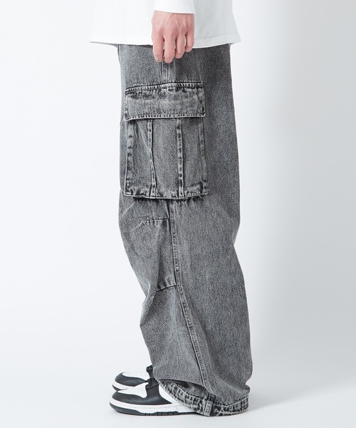 improves（インプローブス）の「ケミカル ウォッシュ デニム ワイド
