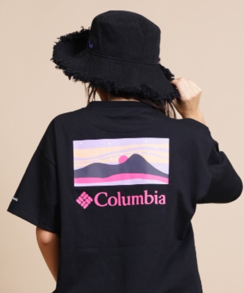 Columbia（コロンビア）の「【ムラサキスポーツ別注】columbia/コロンビア  ビッグシルエット/オーバーサイズ/バックプリントTシャツ PL9153（Tシャツ/カットソー・レディース・ブラック/グレー/ホワイト/カーキ・S/M/L）」の3枚目の写真