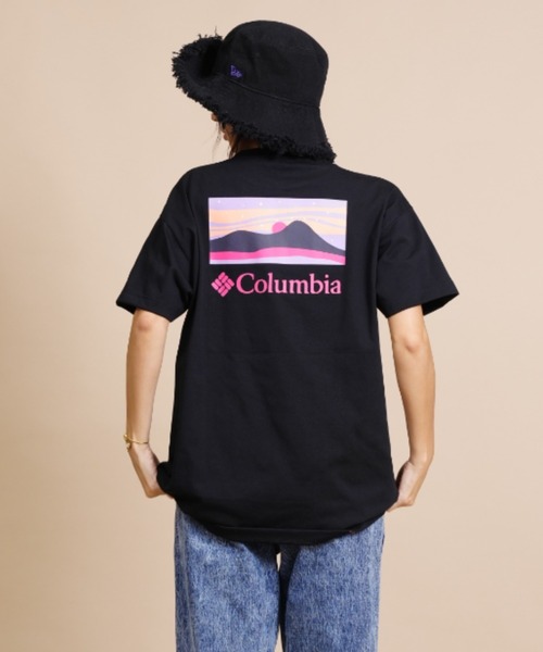 Columbia（コロンビア）の「【ムラサキスポーツ別注】columbia/コロンビア  ビッグシルエット/オーバーサイズ/バックプリントTシャツ PL9153（Tシャツ/カットソー・レディース・ブラック/グレー/ホワイト/カーキ・S/M/L）」の6枚目の写真