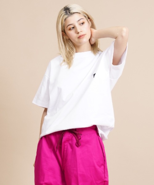 Columbia（コロンビア）の「【ムラサキスポーツ別注】columbia/コロンビア  ビッグシルエット/オーバーサイズ/バックプリントTシャツ PL9153（Tシャツ/カットソー・レディース・ブラック/グレー/ホワイト/カーキ・S/M/L）」の15枚目の写真