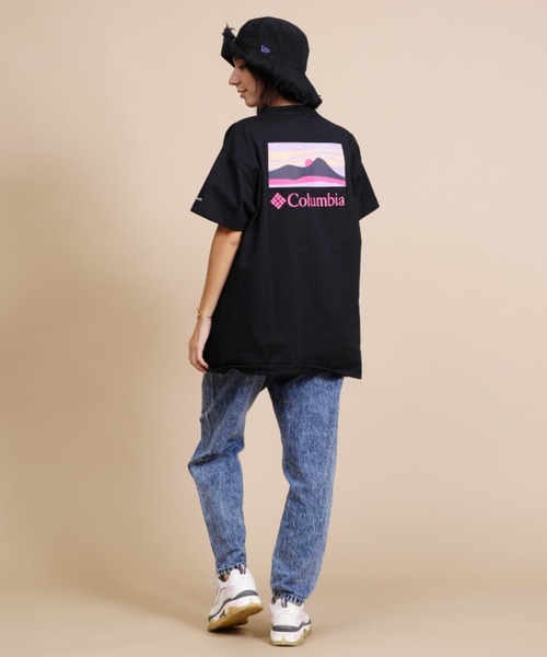 Columbia（コロンビア）の「【ムラサキスポーツ別注】columbia/コロンビア  ビッグシルエット/オーバーサイズ/バックプリントTシャツ PL9153（Tシャツ/カットソー・レディース・ブラック/グレー/ホワイト/カーキ・S/M/L）」の20枚目の写真