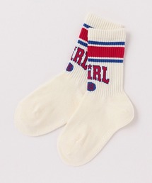 X-girl Stages | カレッジロゴラインクルーソックス(ソックス/靴下)