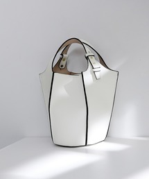 ROPE' | 【一部直営店舗・WEB限定】パネルプリーツミドルバッグ/ポーチ付き(ハンドバッグ)