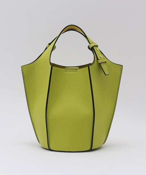 ROPE'（ロペ）の「【一部直営店舗・WEB限定】パネルプリーツミドルバッグ/ポーチ付き（ハンドバッグ・レディース・ミント/ホワイト/ベージュ系その他・FREE）」の17枚目の写真