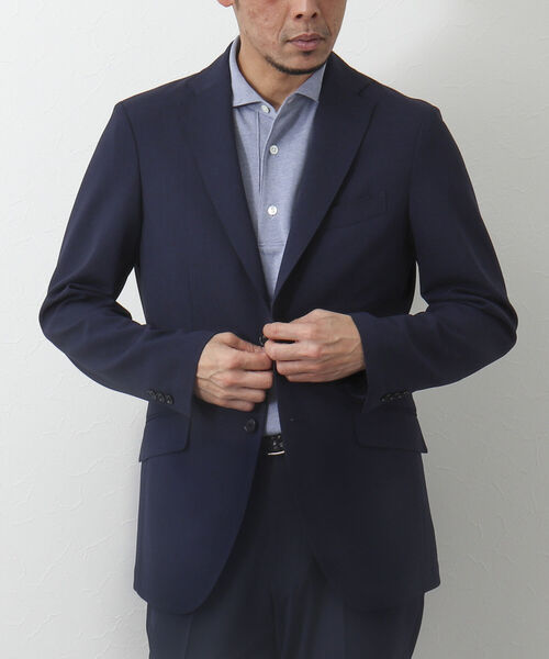 NOLLEY'S goodman（ノーリーズグッドマン）の「《セットアップ対応》TRABEST / トラベスト(R) テーラード サマージャケット（テーラードジャケット・メンズ・ライトグレー/ネイビー/ブラウン・S/M/L/XL）」の3枚目の写真