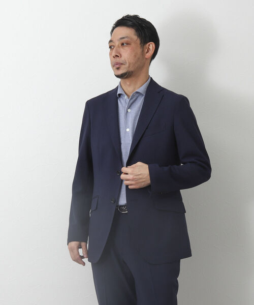 NOLLEY'S goodman（ノーリーズグッドマン）の「《セットアップ対応》TRABEST / トラベスト(R) テーラード サマージャケット（テーラードジャケット・メンズ・ライトグレー/ネイビー/ブラウン・S/M/L/XL）」の12枚目の写真