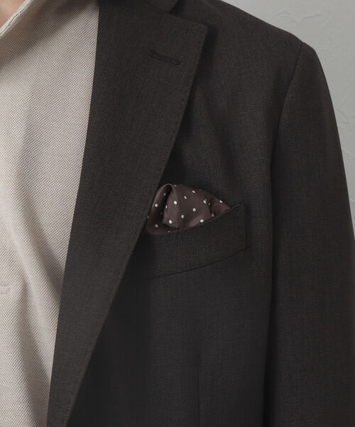 NOLLEY'S goodman（ノーリーズグッドマン）の「《セットアップ対応》TRABEST / トラベスト(R) テーラード サマージャケット（テーラードジャケット・メンズ・ライトグレー/ネイビー/ブラウン・S/M/L/XL）」の19枚目の写真