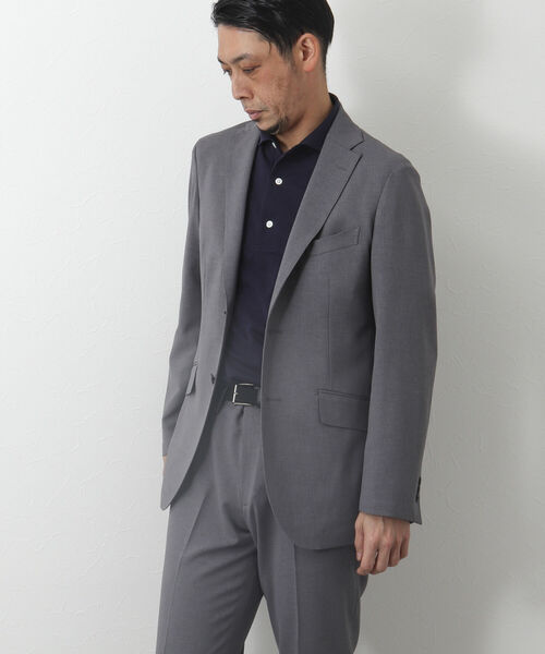 NOLLEY'S goodman（ノーリーズグッドマン）の「《セットアップ対応》TRABEST / トラベスト(R) テーラード サマージャケット（テーラードジャケット・メンズ・ライトグレー/ネイビー/ブラウン・S/M/L/XL）」の15枚目の写真