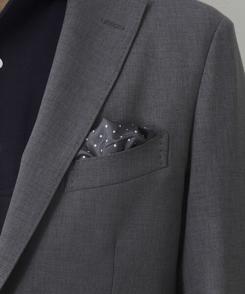 NOLLEY'S goodman（ノーリーズグッドマン）の「《セットアップ対応》TRABEST / トラベスト(R) テーラード サマージャケット（テーラードジャケット・メンズ・ライトグレー/ネイビー/ブラウン・S/M/L/XL）」の20枚目の写真