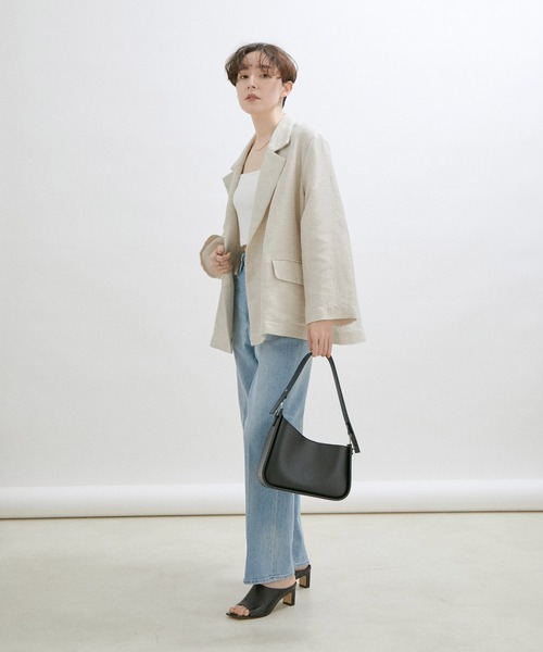 SALON adam et rope'（サロン アダム エ ロペ）の「アシンメトリーワンハンドルバッグ（ハンドバッグ・レディース・ブルー/ホワイト/ブラック・FREE）」の15枚目の写真