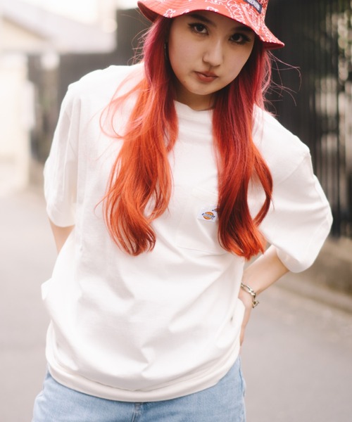 Dickies(ディッキーズ)の「【Dickies】半袖 プリント"remind me" Tシャツ / ディッキーズ ポケットT(Tシャツ/カットソー・メンズ・ブラック/グレー/ホワイト/グリーン・S/M/L/XL)」の3枚目の写真