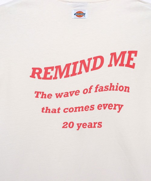 Dickies(ディッキーズ)の「【Dickies】半袖 プリント"remind me" Tシャツ / ディッキーズ ポケットT(Tシャツ/カットソー・メンズ・ブラック/グレー/ホワイト/グリーン・S/M/L/XL)」の13枚目の写真