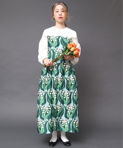 peu pres プープレ　すずらんジャカード ワンピース peu pres（プープレ）の「すずらんジャカード ワンピース（ワンピース