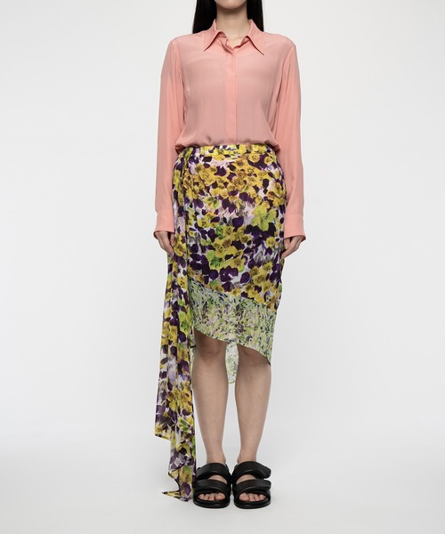 DRIES VAN NOTEN(ドリスヴァンノッテン)の「CHOWY 6156 W.W.SHIRT OROS(シャツ/ブラウス・レディース・コーラルピンク・34/36)」の6枚目の写真