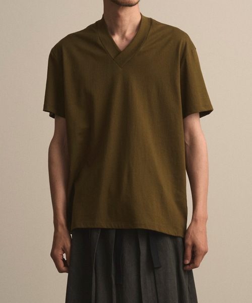 和ROBE(ワローブ)の「JUBAN TEE(Tシャツ/カットソー・メンズ・ホワイト/グレー/ネイビー/カーキ/ライトグレー/ダークネイビー/アッシュグレー/グリーン/ブラウン/ブラック/ターコイズブルー/オレンジ/ベージュ/ワインレッド/プラム/エメラルド/パープル系/ダークカーキ・1/3/2/4/5)」の11枚目の写真