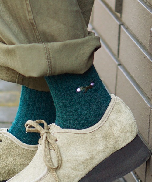 PENNEYS(ぺニーズ)の「PENNEY'S/ペニーズ THE FOX WOMENS SOCKSザフォックスウィメンズソックス(ソックス/靴下・レディース・ホワイト/ブラウン/ブラック/グリーン/カーキ・FREE)」の5枚目の写真