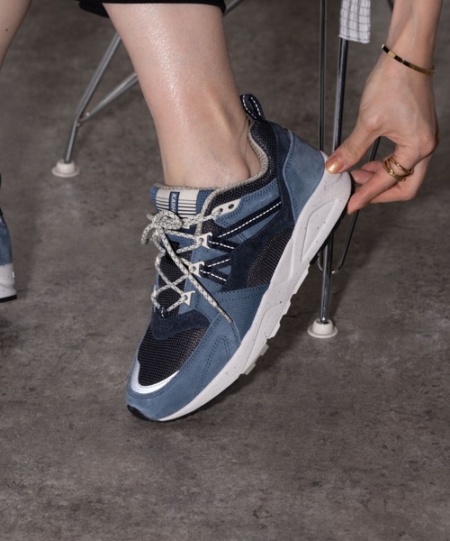 KARHU(カルフ)の「【2023カラー】KARHU FUSION2.0 / フュージョン WHITE(スニーカー・レディース・ネイビー/ホワイト・5/6/7)」の2枚目の写真