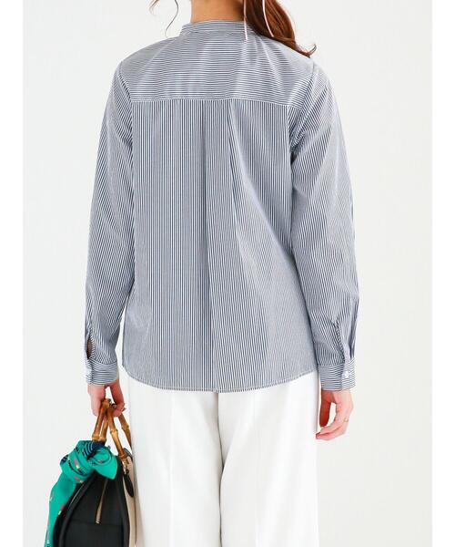 Te chichi（テチチ）の「ストライプアソートヨークレースブラウス（シャツ/ブラウス・レディース・オフホワイト/ネイビー・ﾌﾘ-）」の15枚目の写真