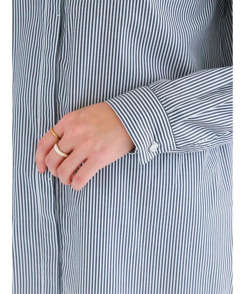 Te chichi（テチチ）の「ストライプアソートヨークレースブラウス（シャツ/ブラウス・レディース・オフホワイト/ネイビー・ﾌﾘ-）」の17枚目の写真