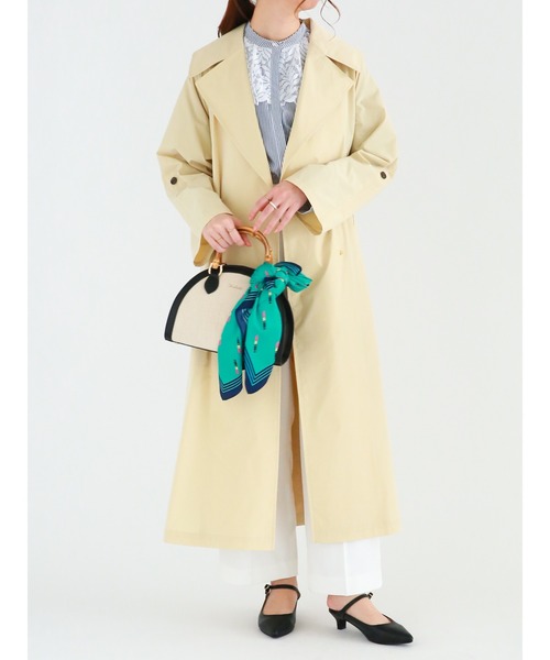 Te chichi（テチチ）の「ストライプアソートヨークレースブラウス（シャツ/ブラウス・レディース・オフホワイト/ネイビー・ﾌﾘ-）」の6枚目の写真