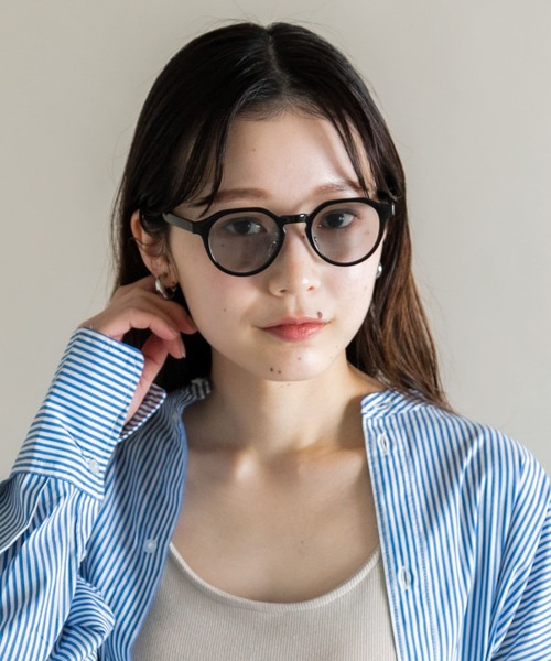 SMELLY（スメリー）の「ボストンシェイプサングラス（メガネ・レディース・ブラック/ブラウン系その他・-）」の6枚目の写真