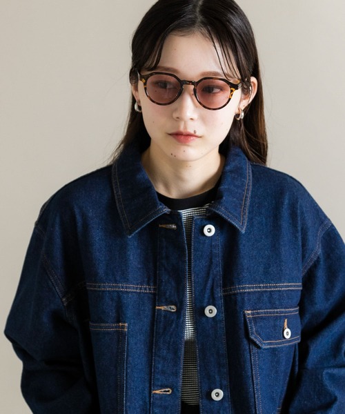 SMELLY（スメリー）の「ボストンシェイプサングラス（メガネ・レディース・ブラック/ブラウン系その他・-）」の9枚目の写真