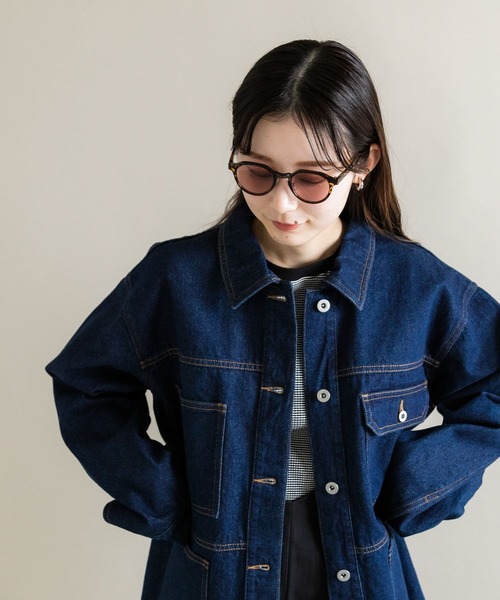 SMELLY（スメリー）の「ボストンシェイプサングラス（メガネ・レディース・ブラック/ブラウン系その他・-）」の8枚目の写真