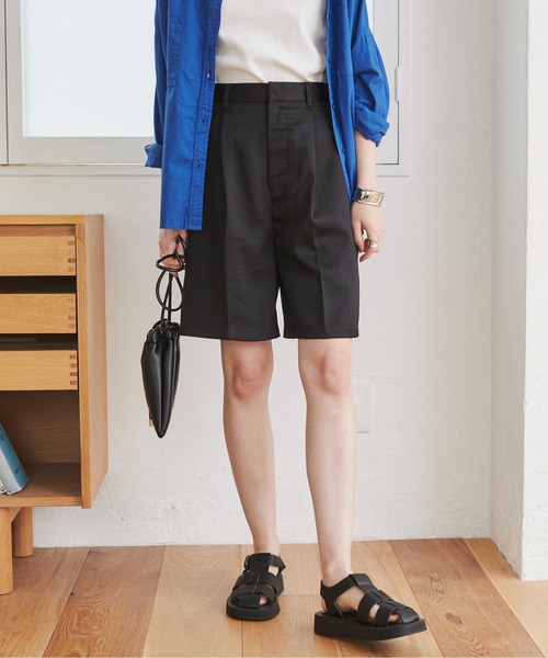ANGIE(アンジー)の「リネンライクハーフパンツ(その他パンツ・レディース・アイボリー/ブラック・FREE)」の17枚目の写真