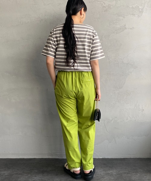 ORCIVAL（オーシバル）の「[ORCIVAL/オーシバル] ボートネック ショートスリーブTシャツ（Tシャツ/カットソー・レディース・レッド/グレイッシュベージュ/ブルー・1）」の20枚目の写真