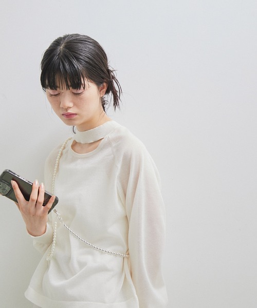 ADAM ET ROPE'（アダムエロペ）の「スマホショルダーストラップ（その他小物・レディース・シルバー系その他/シルバー/シルバー系その他2・FREE）」の7枚目の写真