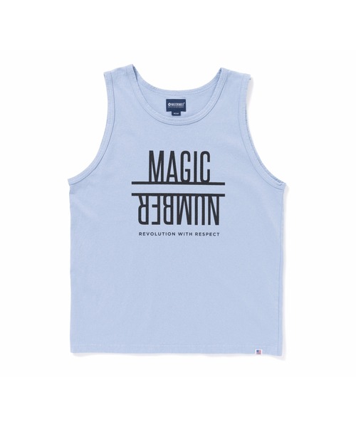 MAGIC NUMBER(マジック ナンバー)の「【MAGIC NUMBER】GAMECHANGER US COTTON TANK TOP(タンクトップ・メンズ・ホワイト/ライム/ダークブルー・MEDIUM/LARGE/X-LARGE)」の3枚目の写真